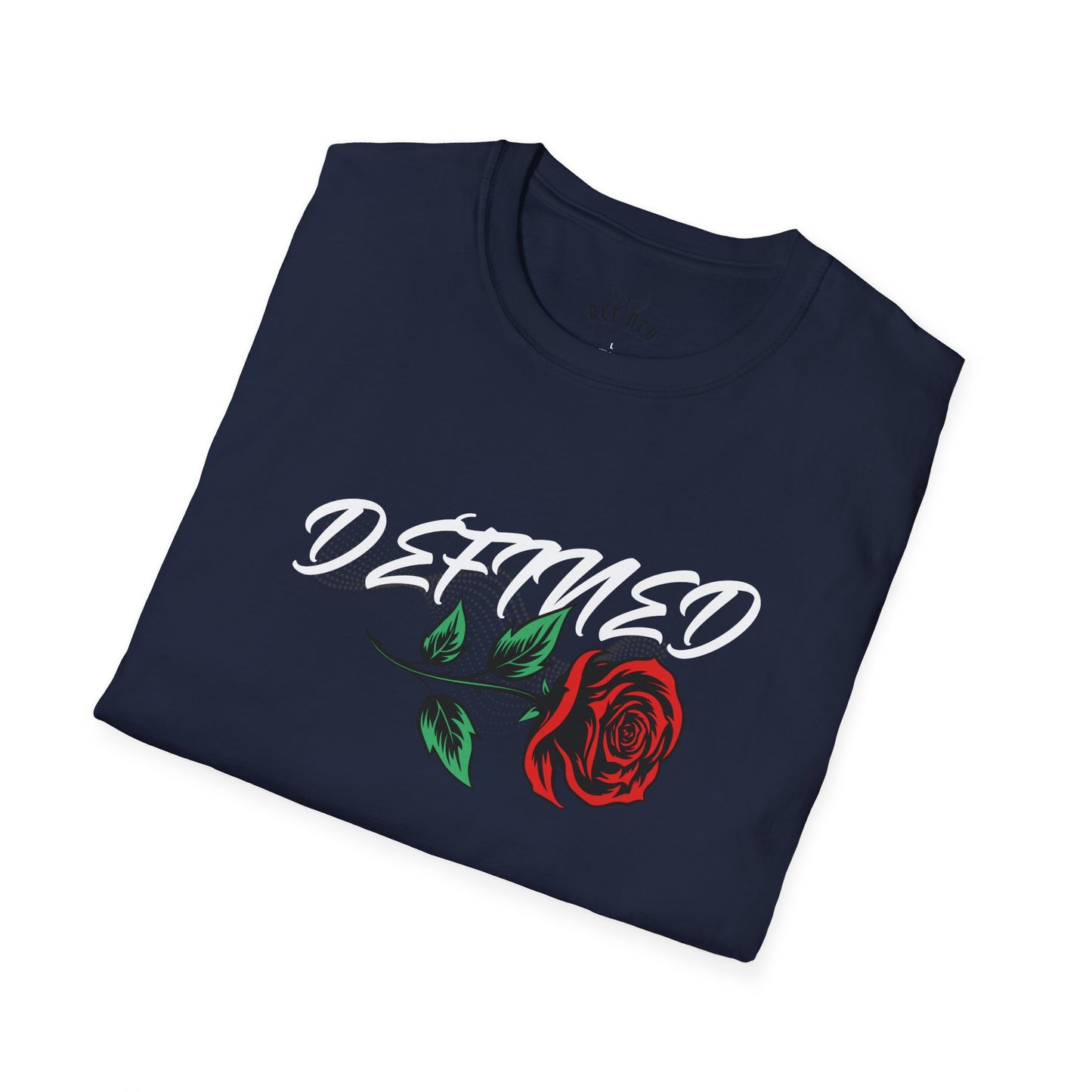 Minimalist Red Rose Graphic T-Shirt